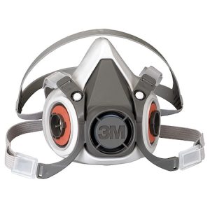 #6100 - Half Mask Respirator,Elastomer,Gray