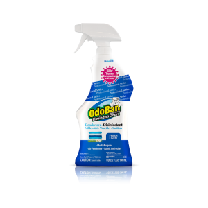 ODOBAN Odor Eliminator and Disinfectant: Trigger Spray Bottle, 1 qt Container Size, Liquid, 12 PK